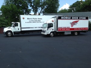 2013: Our two brand new additions to our shoe mobile fleet.